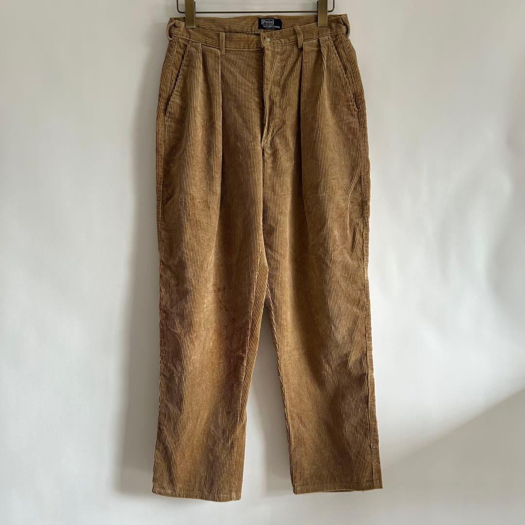 90s アメリカ製 ラルフローレン コーデュロイ 太畝 パンツanytee