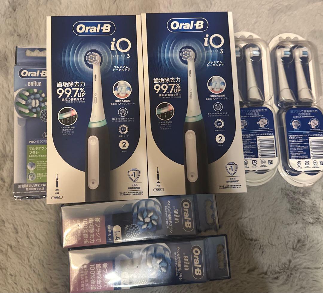 oralB2個セット20個替刃付き