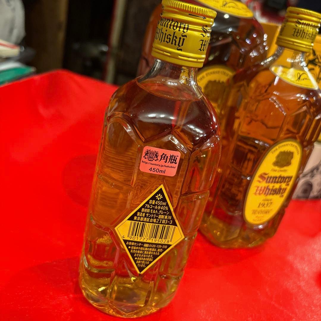 古酒 サントリー角亀甲&グラスSET 未使用品