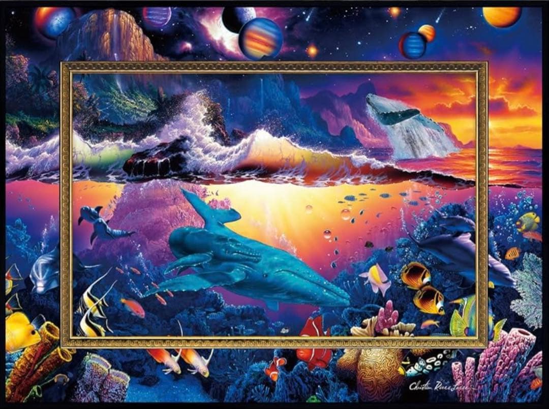 ラッセン　宇宙と海洋の絵画