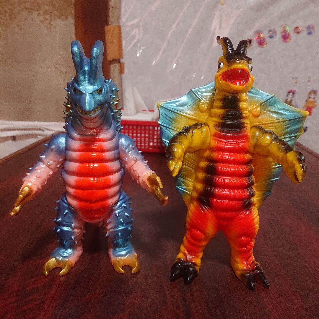 HH誌上限定版/ブルマァク/怪獣郷 ソフビ セット