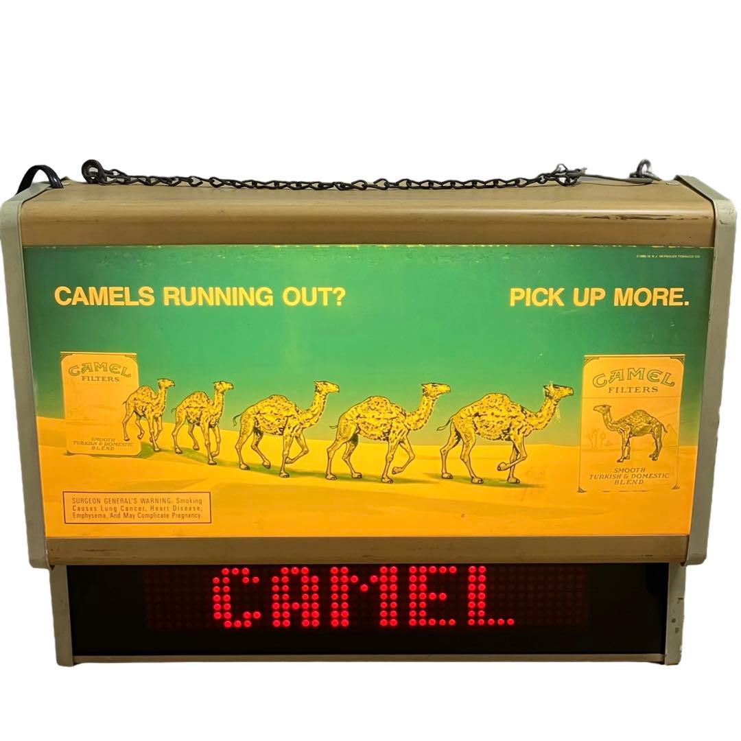 初代ヴィンテージ CAMEL サインライト 電飾看板 非売品 販促什器 備品