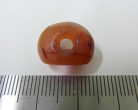 ★B1202★古代石 (257) イラン出　印章石　カーネリアン　瑪瑙　スタンプ