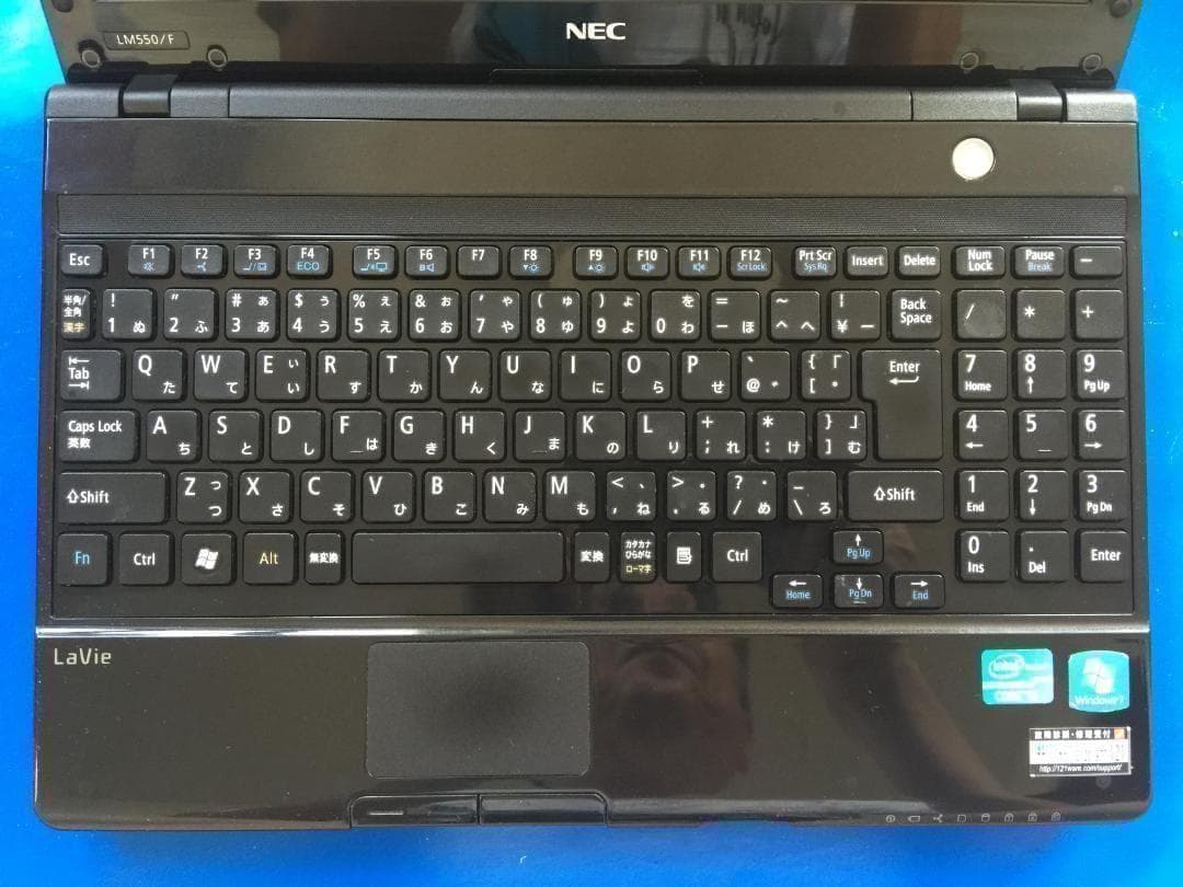 NEC PC-LM750FS6B 13.3型液晶 コンパクト テンキ付きノート