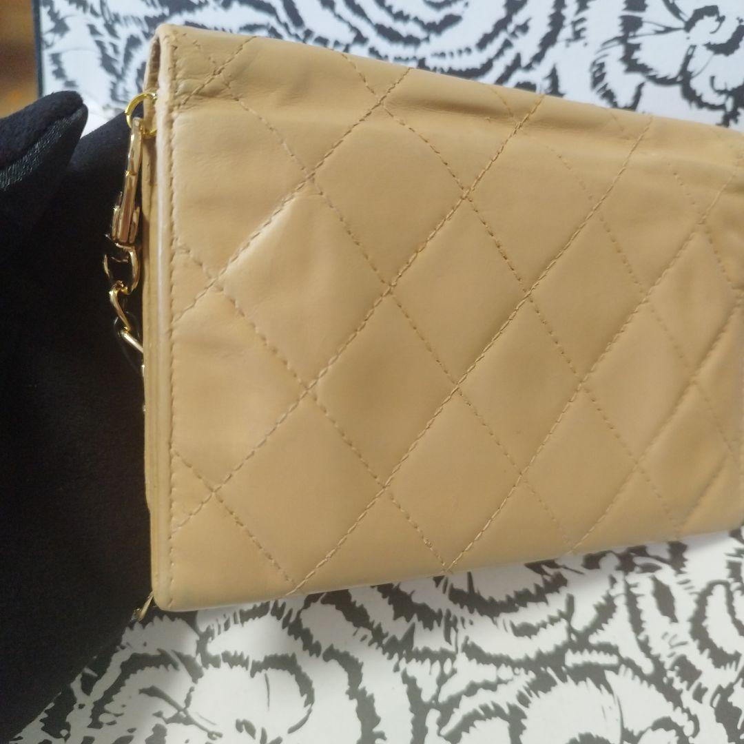 シャネル　カンボンライン　斜め掛け中財布