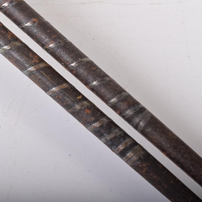 茶道具　古銅　鶴頭火箸　古鉄　銀象嵌宝珠頭火箸など　三種四組　M　R8488