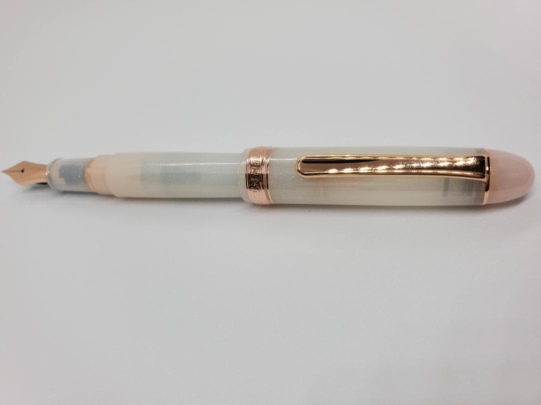 【新品】万年筆　八文字屋オリジナル　初雪　細字F