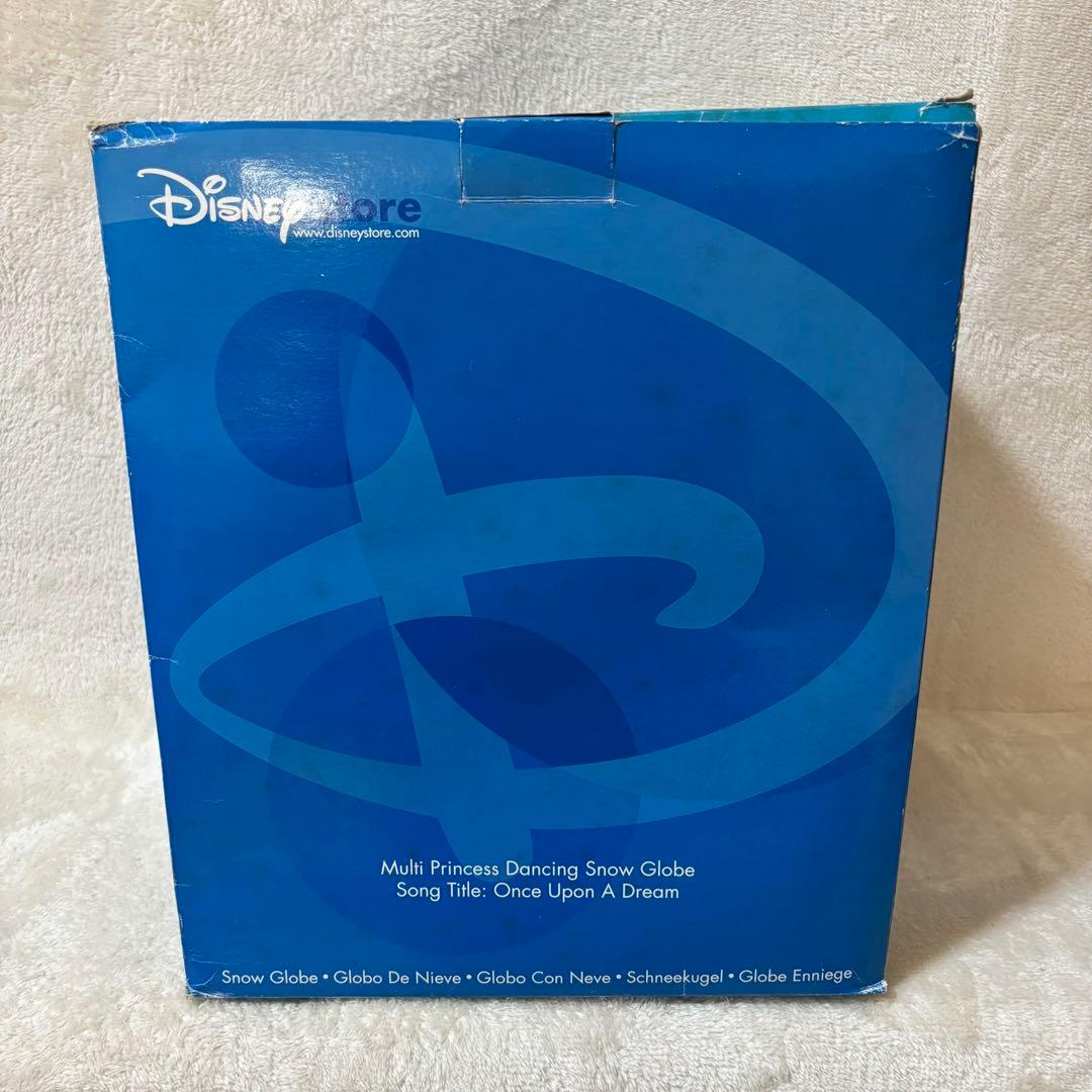 【ほぼ新品】ディズニー スノードーム オルゴール 美女と野獣 プリンセス