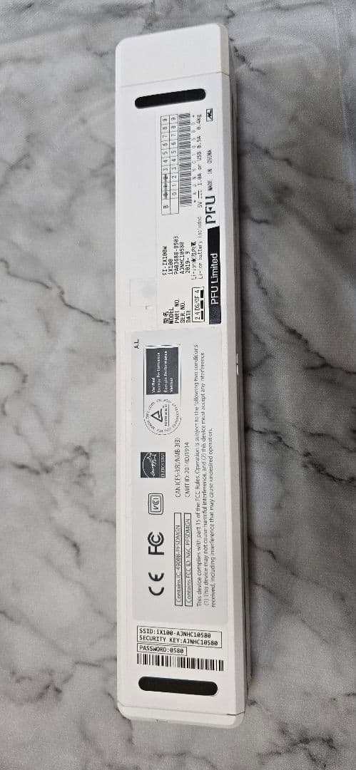 ScanSnap iX100モバイルスキャナーWi-Fi Windows11確認