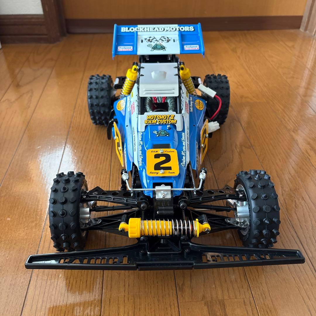 ブ*ビ様 タミヤ ホットショットⅡ BLOCKHED MOTORS フルセット