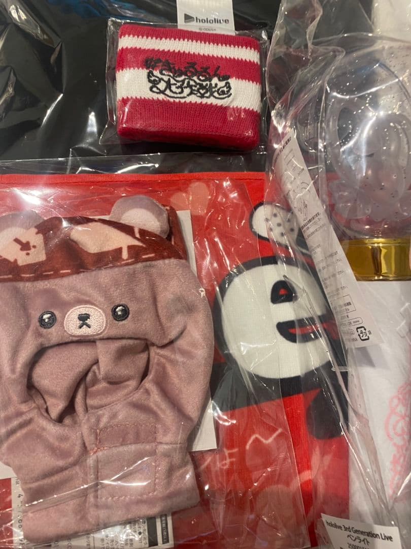 きゃるるん大作戦　宝鐘マリン 応援セット＋ペンライトカバー3期生ライブ宝鐘マリン