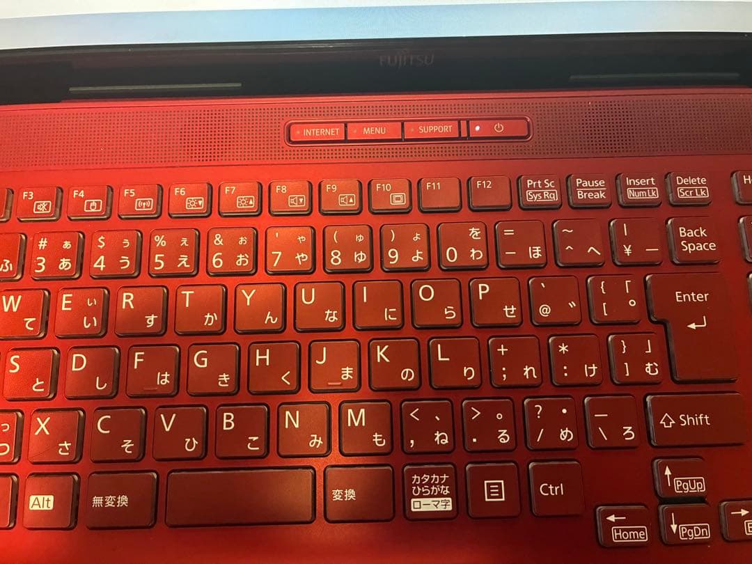 12/20削除 （再出品予定なし）　LIFEBOOK AH43/F3 レッド