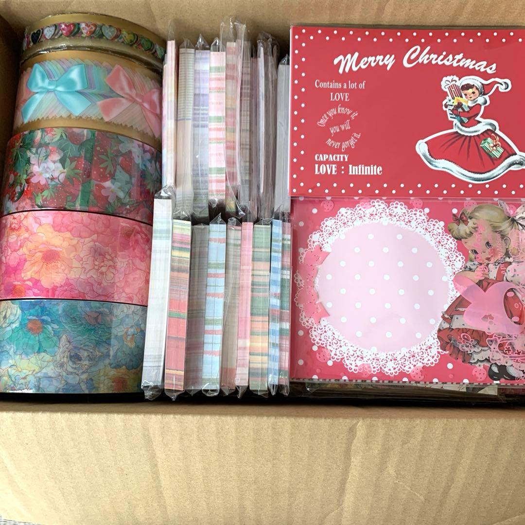 大量！海外メモ　海外oppテープ デザインペーパー まとめ売り