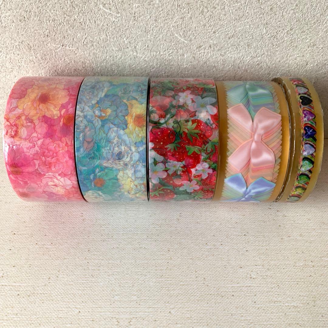 大量！海外メモ　海外oppテープ デザインペーパー まとめ売り