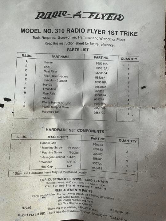 RADIOFLYER４輪当時物レア品