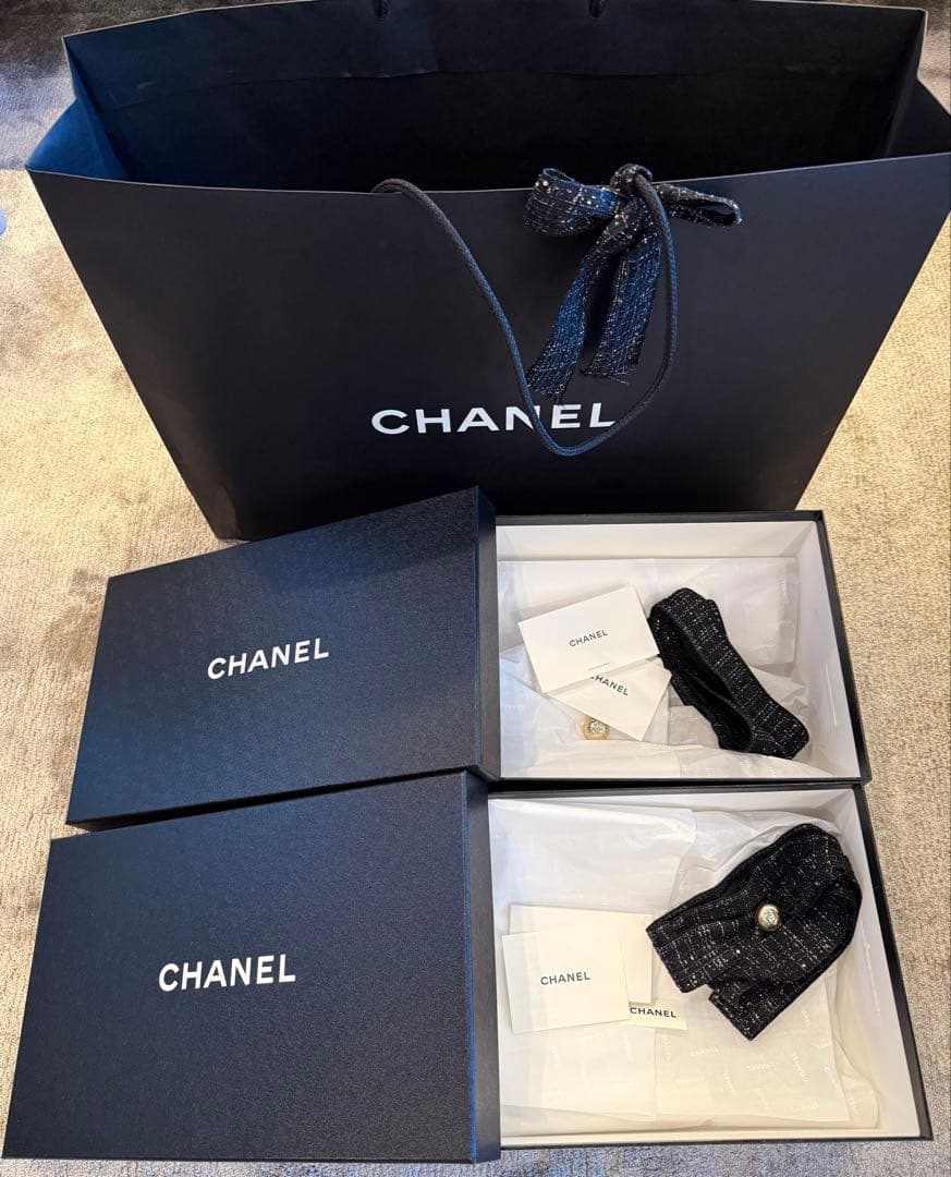 CHANEL【空箱】2個セット・紙袋付