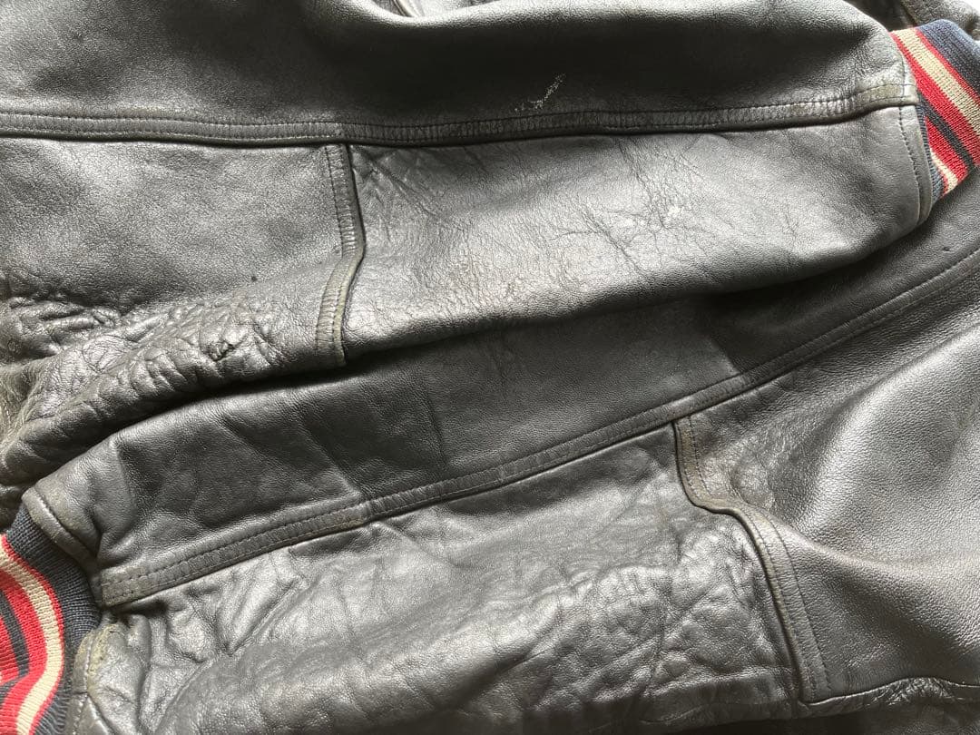 b-boy 90's johnny blaze 本革 レザージャケット 3xl