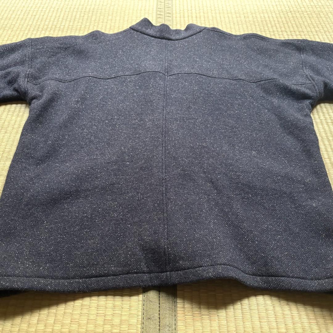 MITTAN 端切半纏 紺杢 サイズ2 ウール 尾州産