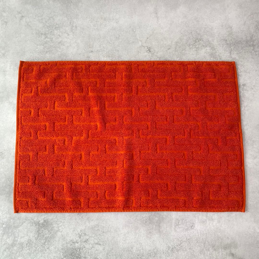 新品・未使用❤️HERMES ゲストタオル《ステアーズ》 オレンジ
