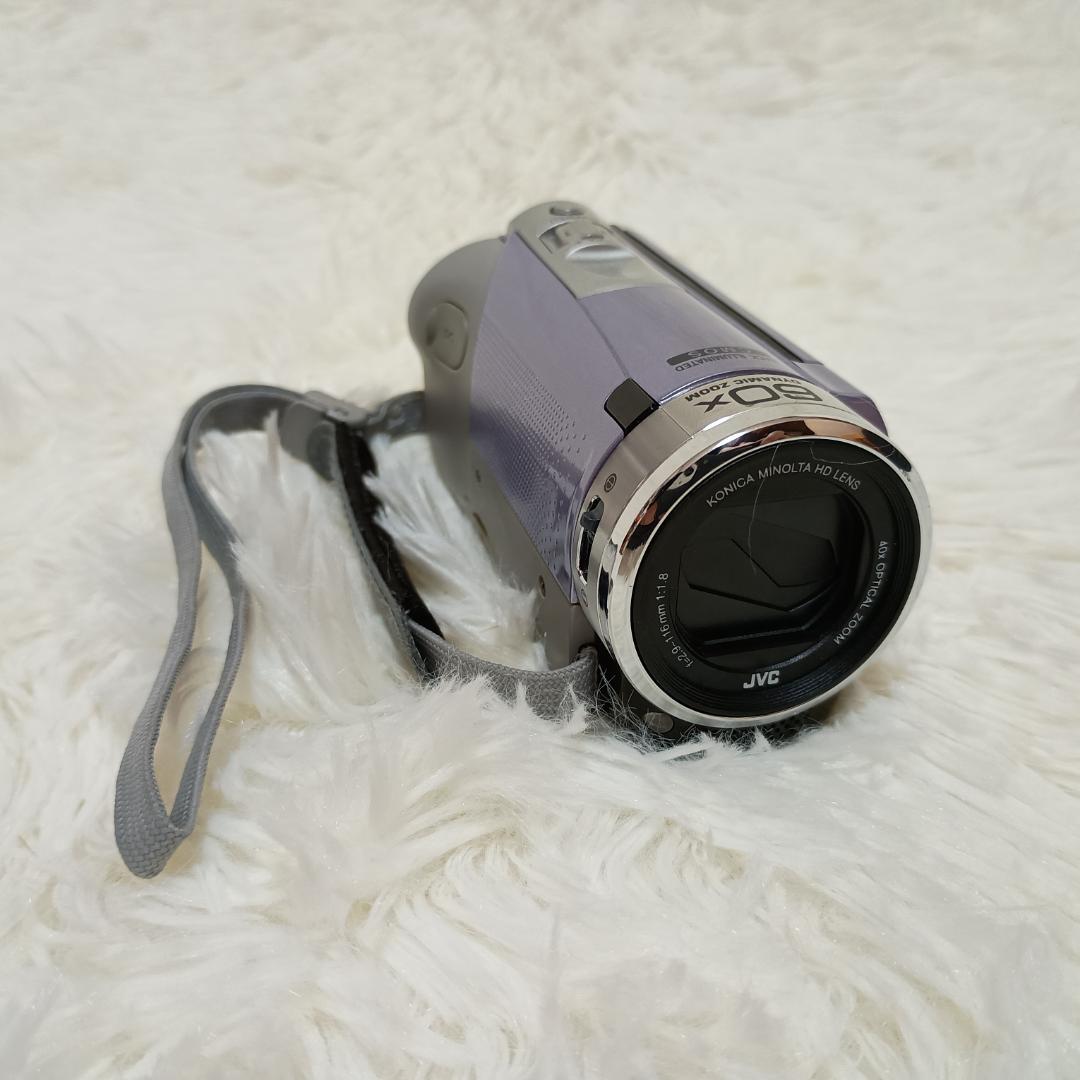 JVC Everio GZ-E345-V ビデオカメラ バイオレット 中古