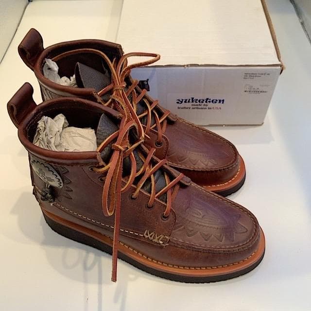 靴 YUKETEN Native Maine Guide Boots G Brown