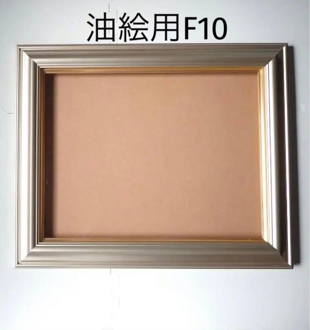 額縁 油彩 F10 アクリル板UVカット 未使用 日本製 【送料込・匿名発送】