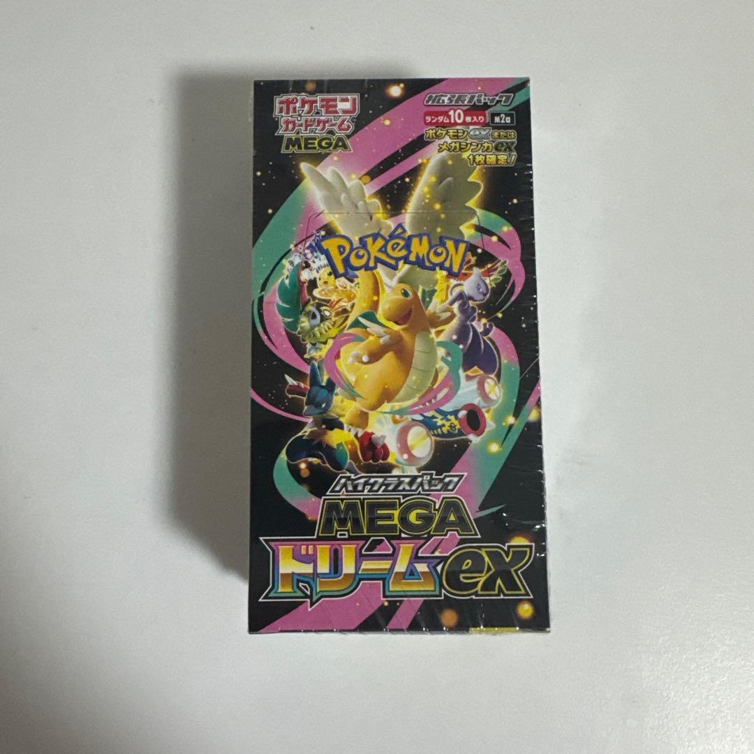 新品未開封 ポケモンカードゲーム MEGAドリームex 1BOX シュリンク付
