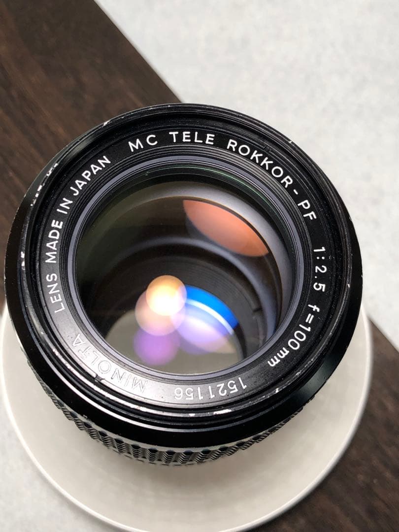 レンズ(単焦点) MINOLTA mc tele ROKKOR pf 100mm f2.5