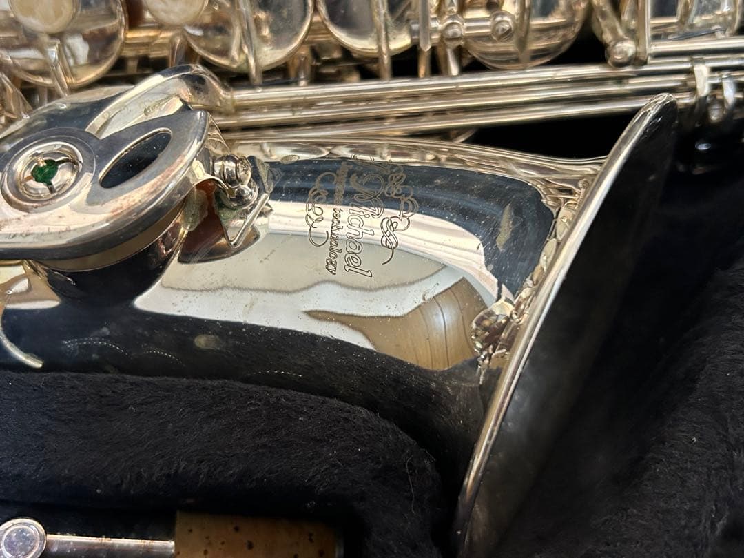 J.Michael シルバーメッキ仕上げアルトサックス(ジャンク品)