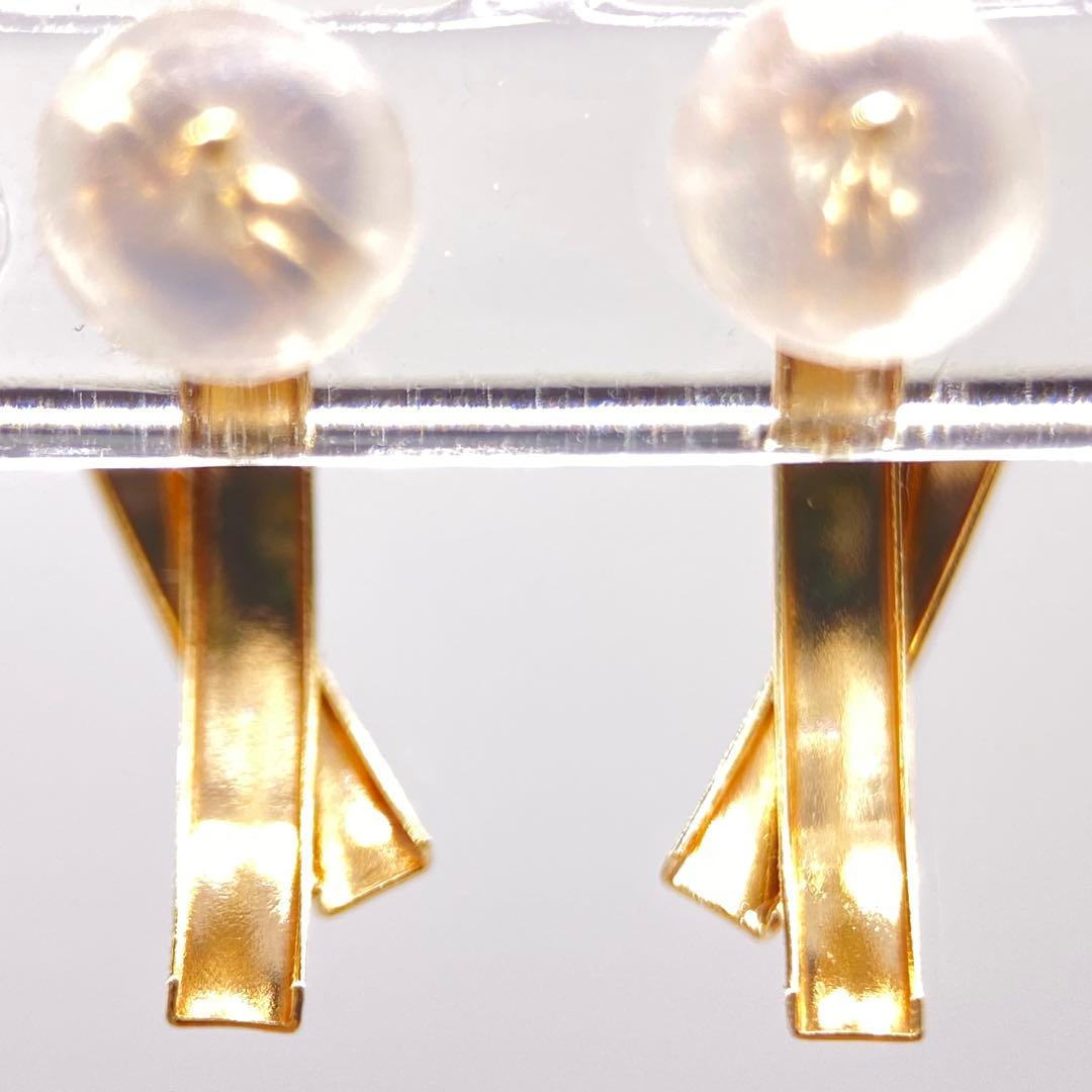 ❤️新品未使用✨即購入OK✨人気10金YG✨両耳用ピアス✨k10刻印あり✨当日発送