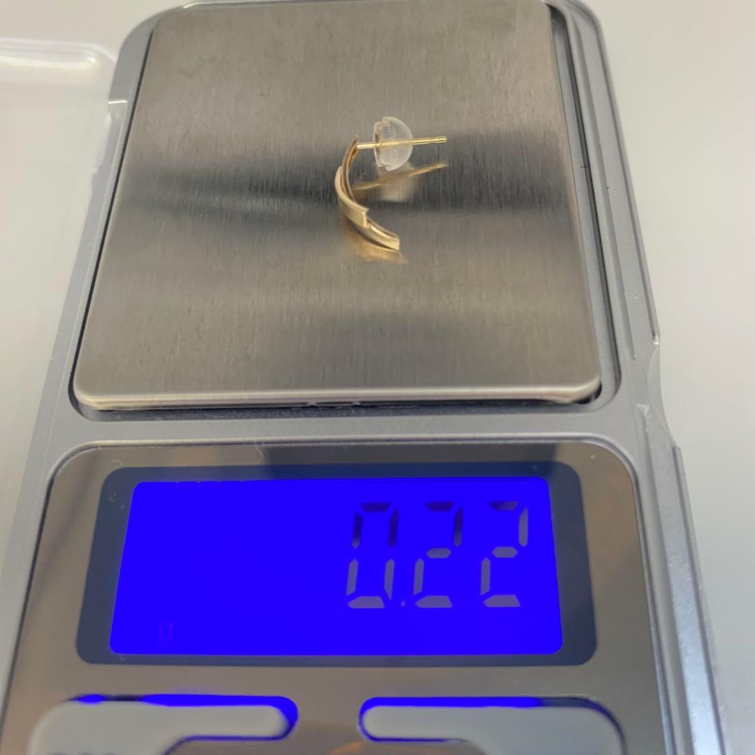 ❤️新品未使用✨即購入OK✨人気10金YG✨両耳用ピアス✨k10刻印あり✨当日発送