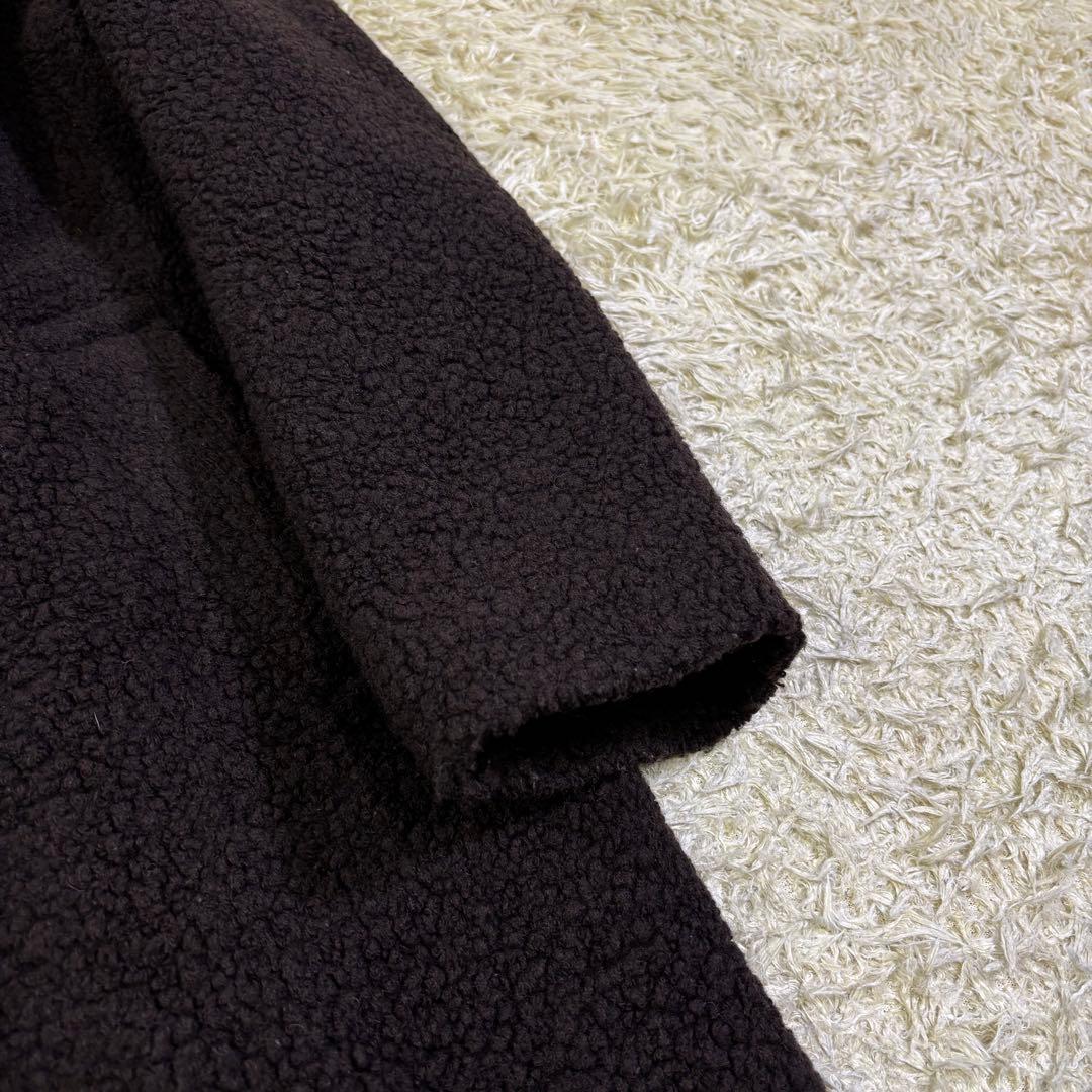 23区　定価6.7万 ウール混 ボアジャージー ドロップショルダー　コート