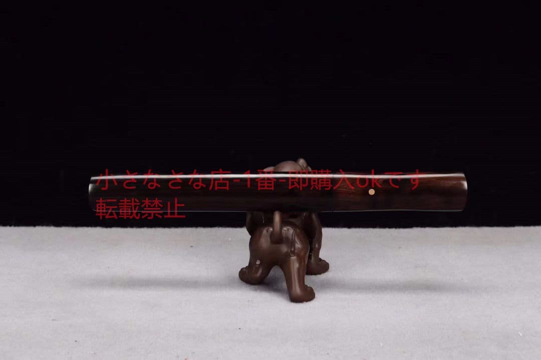『黒檀小猟刀』武具　刀装具　日本刀　模造刀   居合刀    肋差   短刀