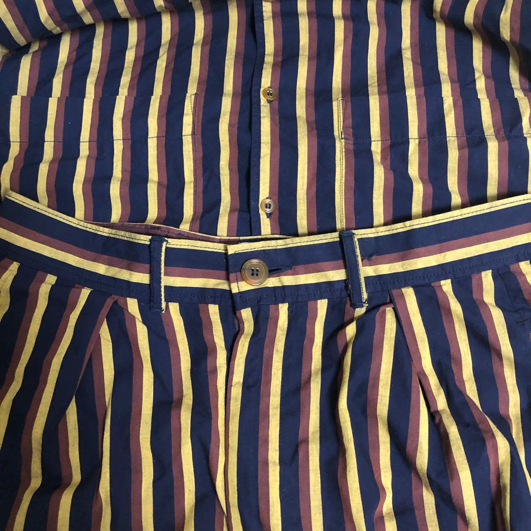 ヴィヴィアンウエストウッドマン　セットアップ　シャツ　サルエルパンツ　美品