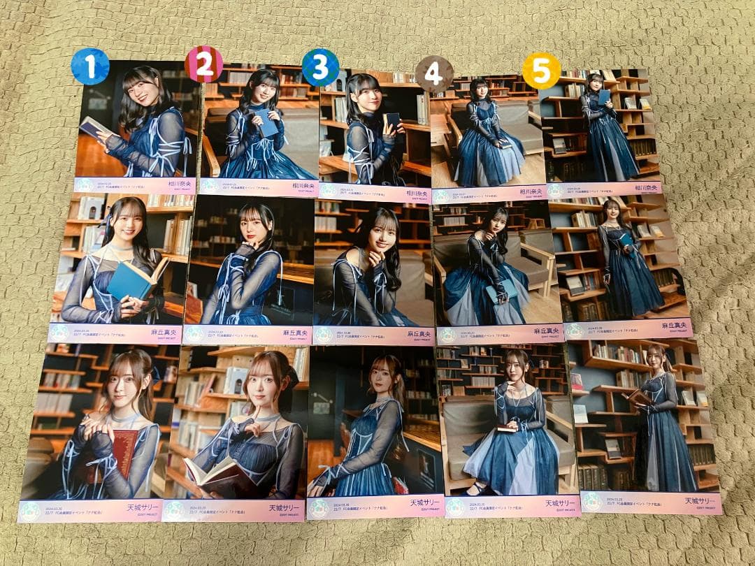 ナナニジ　22/7　12th衣装　ブロマイド　バラ売り