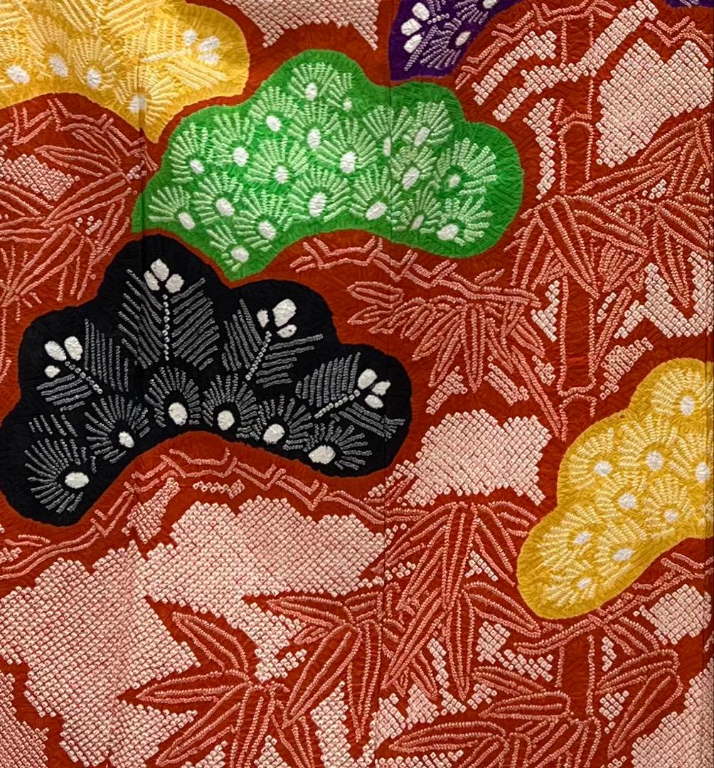 総絞り　振り袖　フルセット　別誂長襦袢付　成人式　豪華　612