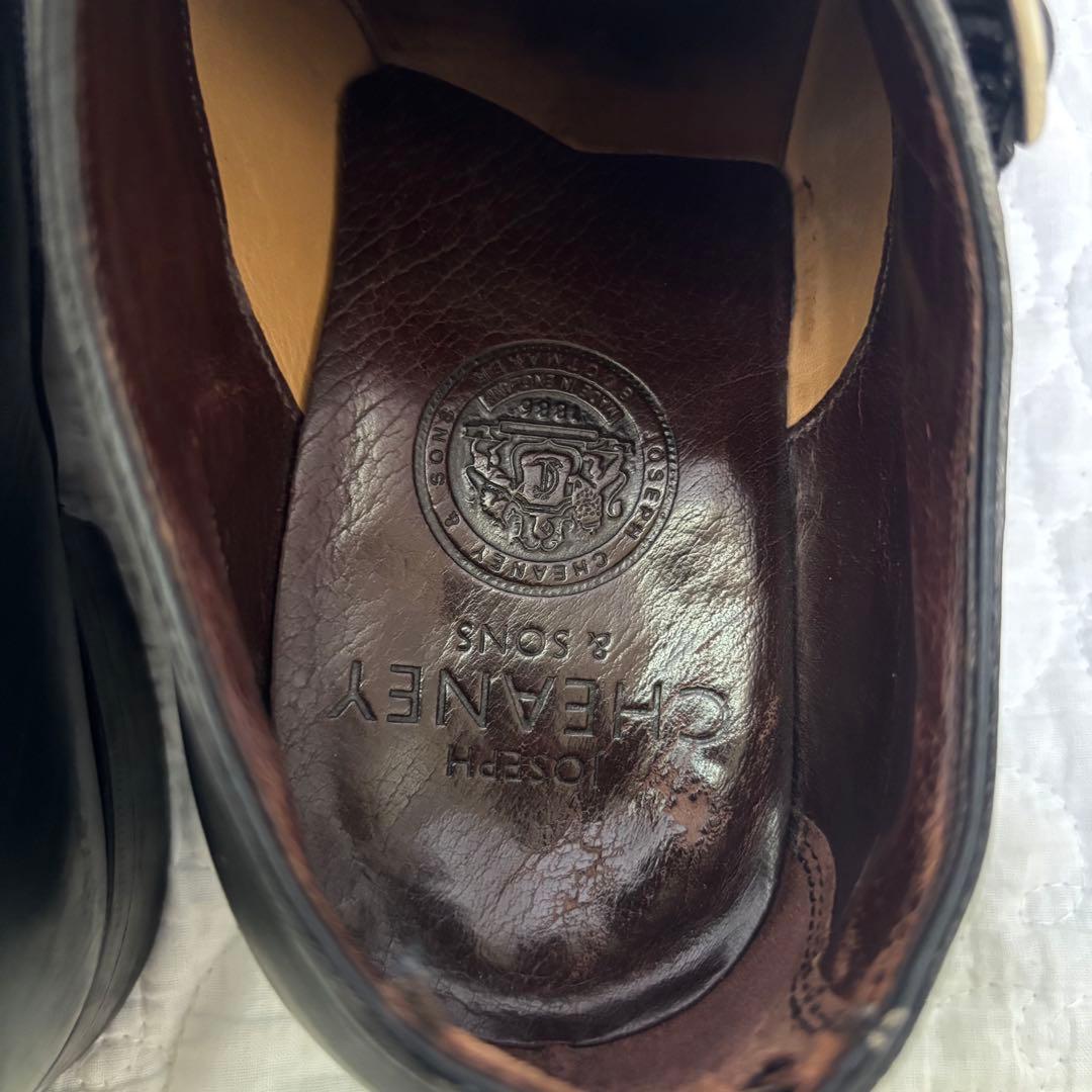 【希少】JOSEPH CHEANEY ダブルモンク ブラック　HOLYROOD