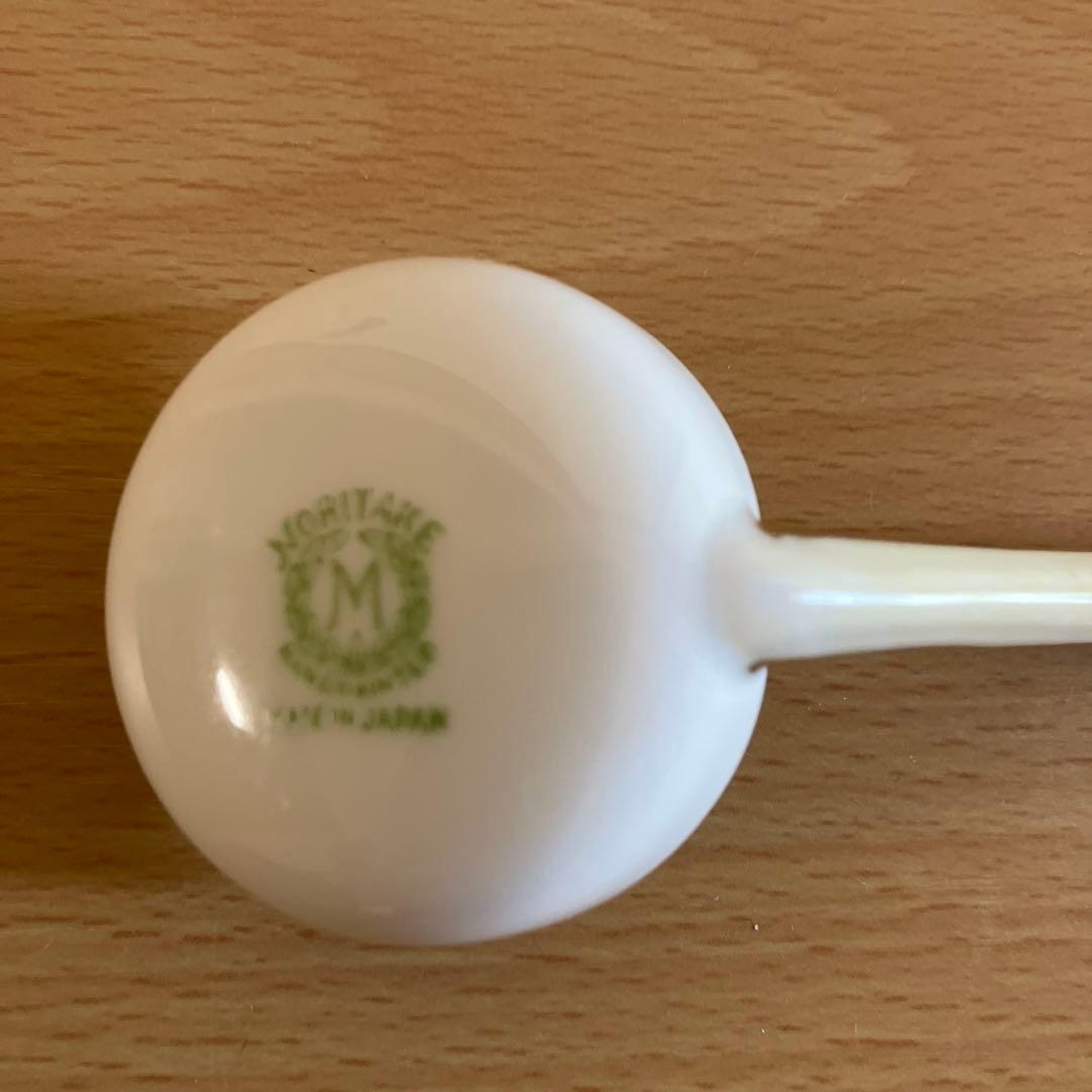 4. オールドノリタケNoritake-M印　ボウル、ソーサー、スプーンのトリオ