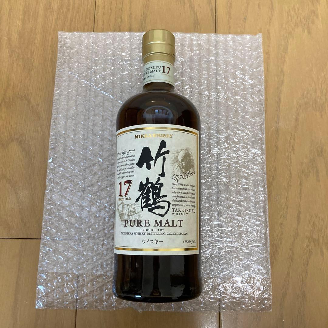 【新品未開封】ニッカウヰスキー 竹鶴 17年 ピュアモルト 700ml 箱あり