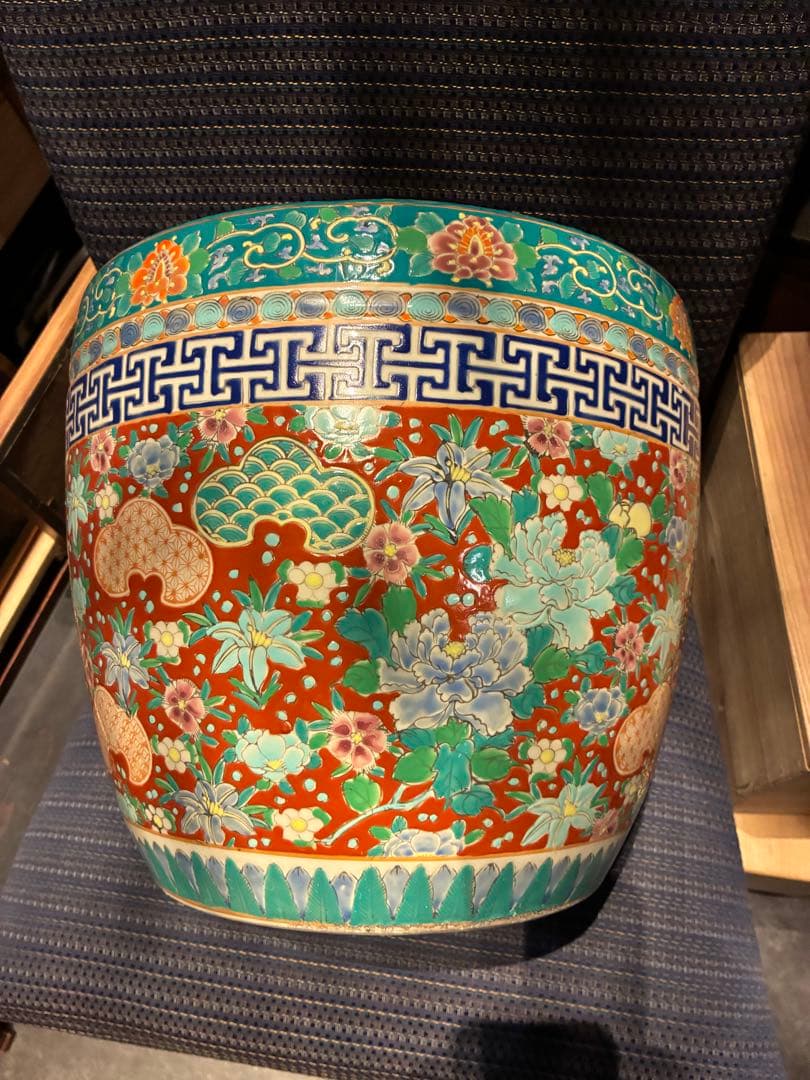 火鉢　十錦手　古伊万里　伊万里　傷無し