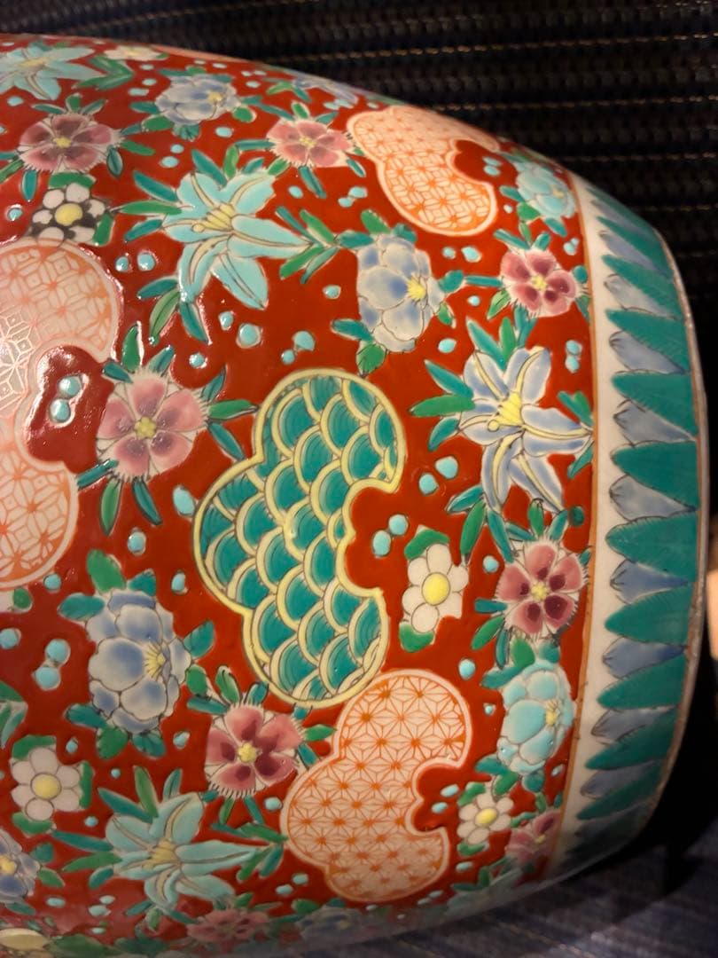 火鉢　十錦手　古伊万里　伊万里　傷無し