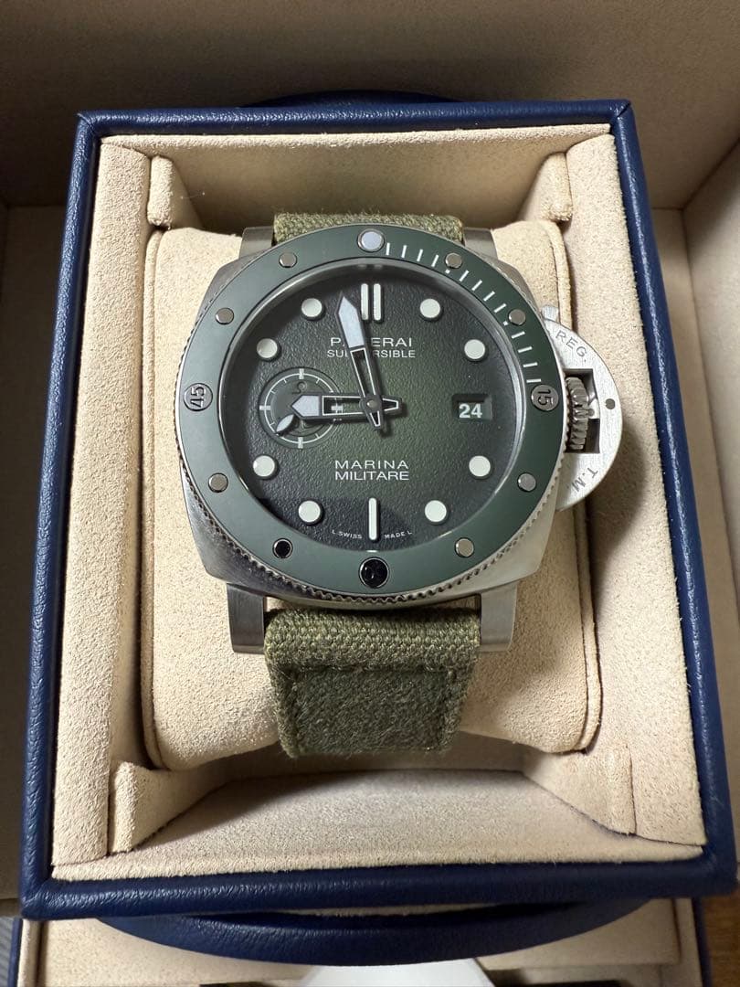 パネライ　サブマーシブル　マリーナミリターレ　PAM01697 付属品完品