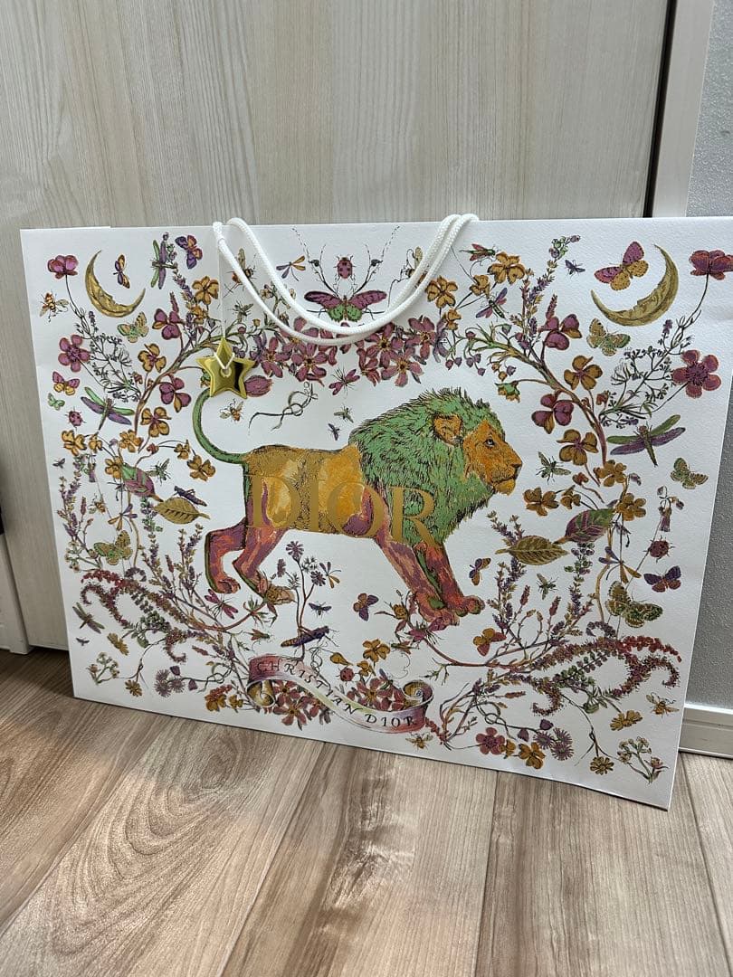Dior 2024クリスマス限定ギフトボックス　紙袋　￼￼星のチャーム付き