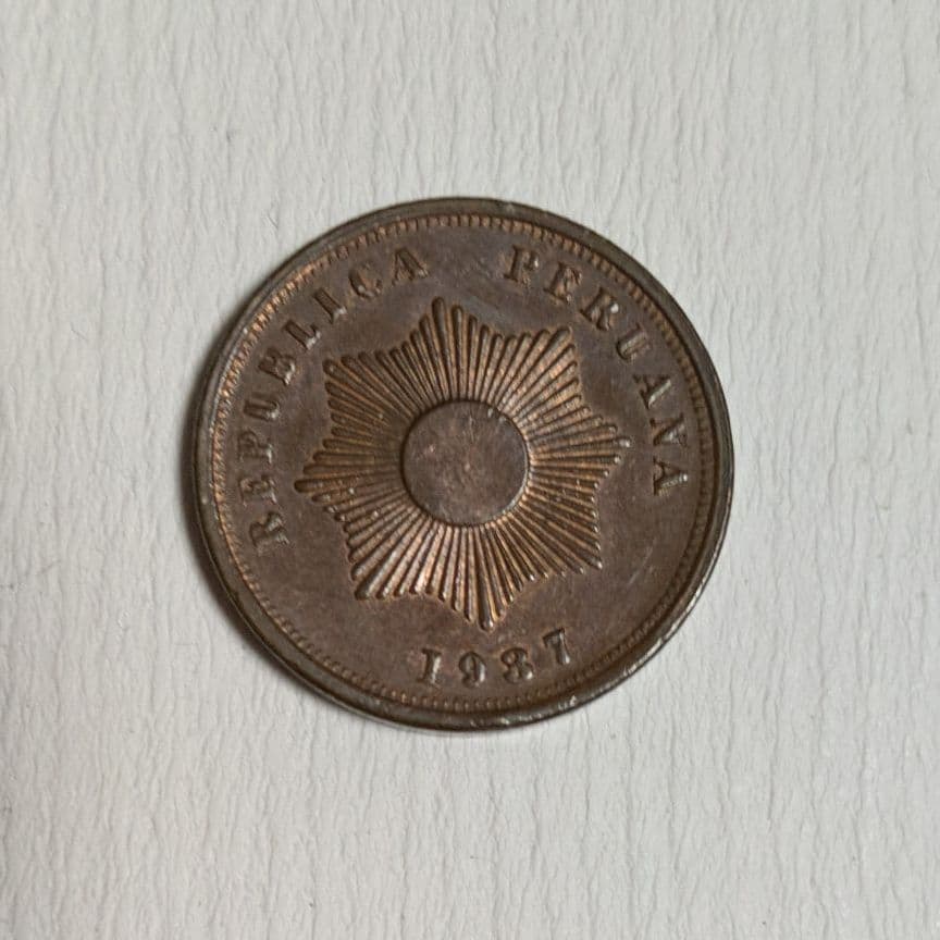 ペルー　2CENTAVOS　2センタボ　2ケンタボ　1937年