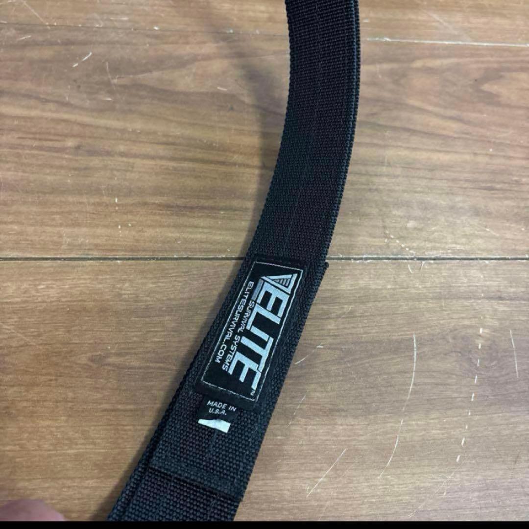 米軍　ELITE ガンファイターベルト　MEDIUM ブラックUSA製　送料無料