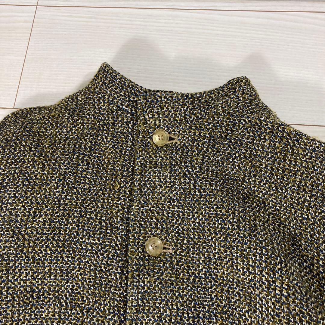 【人気モデル】美品 45Rフォーティファイブアール アーミッシュ ツイードコート