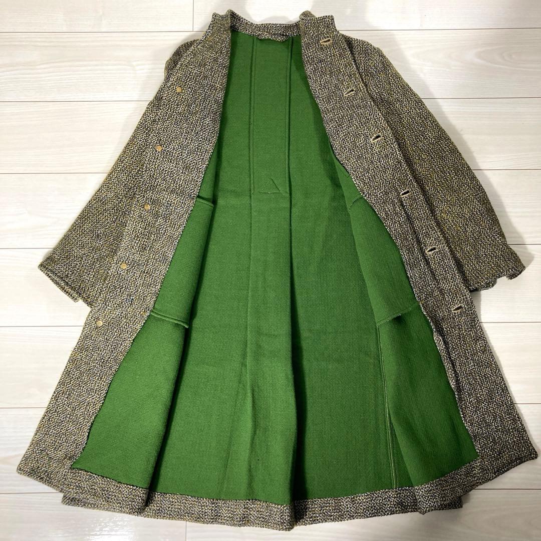 【人気モデル】美品 45Rフォーティファイブアール アーミッシュ ツイードコート