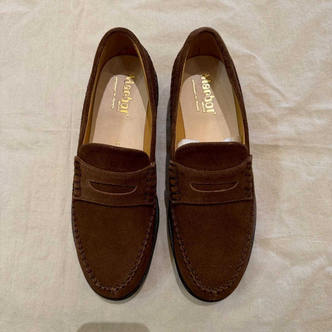 25aw 新品 MARBOT マルボー スウェード ローファー 40