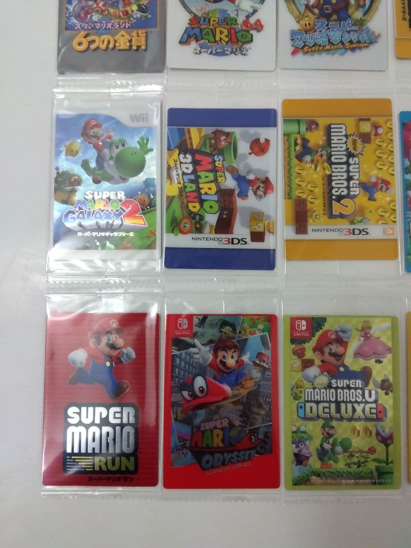 激レア　スーパーマリオブラザーズ　ヒストリーカード　全22種　未開封　フルコンプ