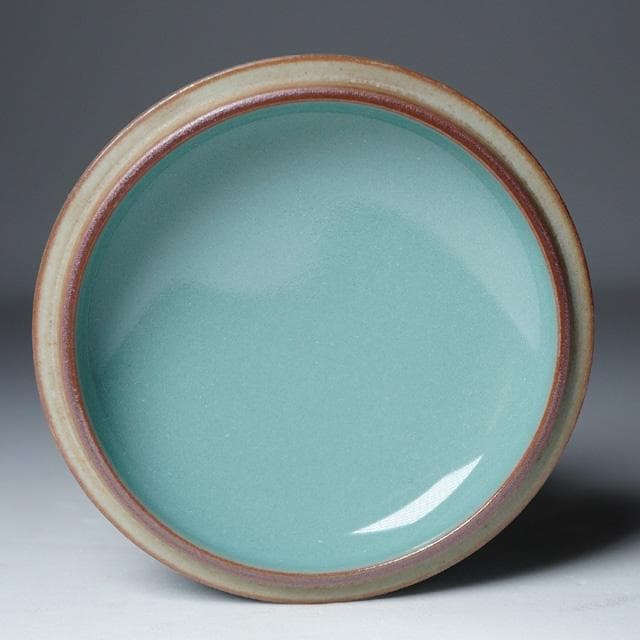 諏訪蘇山　青磁丸香合　共箱　茶道具　炉用